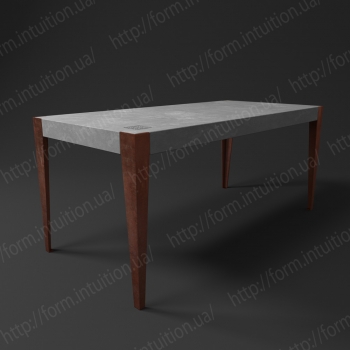 Бетонный интерьерный стол "Урбан" S-004